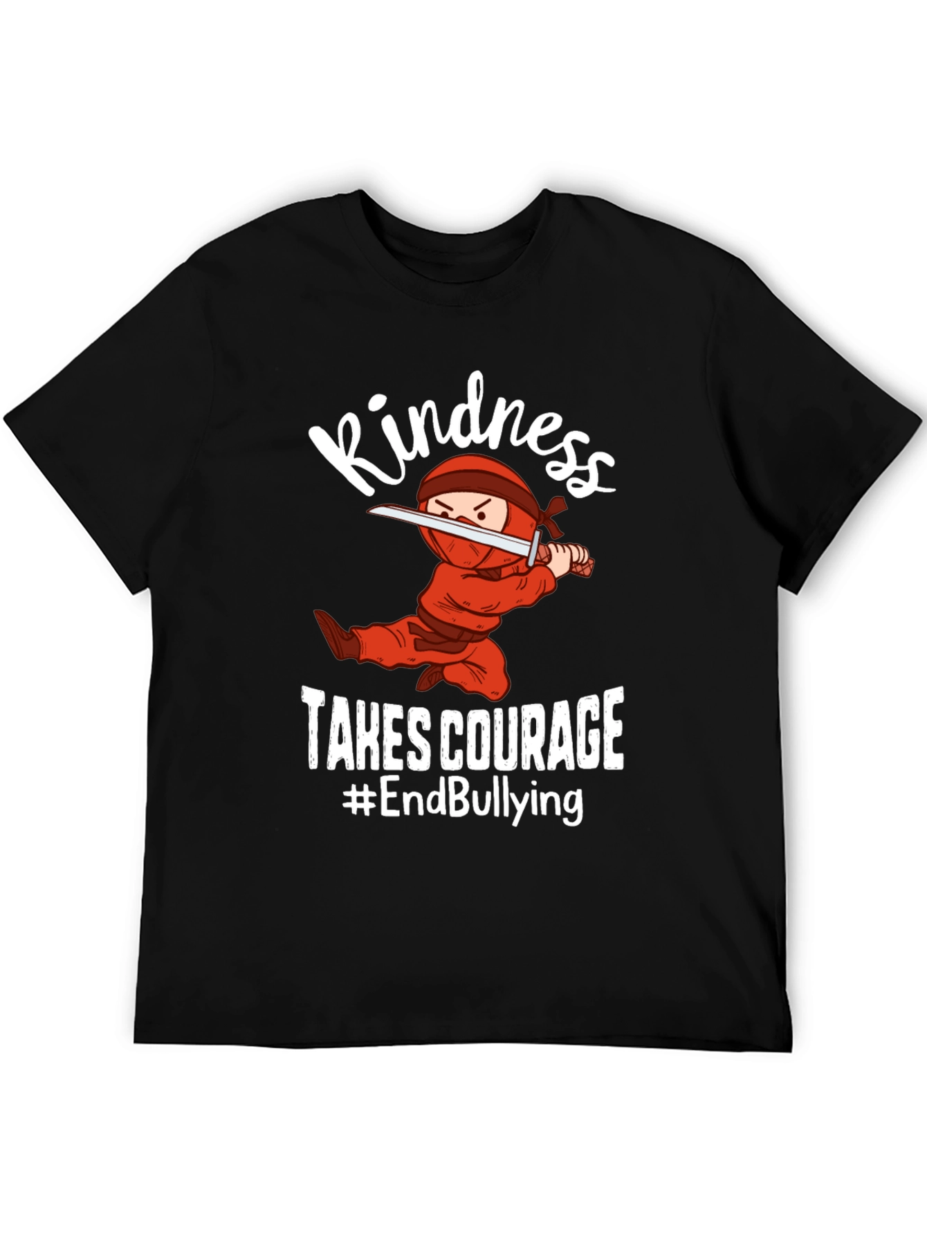 Kindness Takes Courage Ninja Graphic Tee