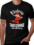 Kindness Takes Courage Ninja Graphic Tee