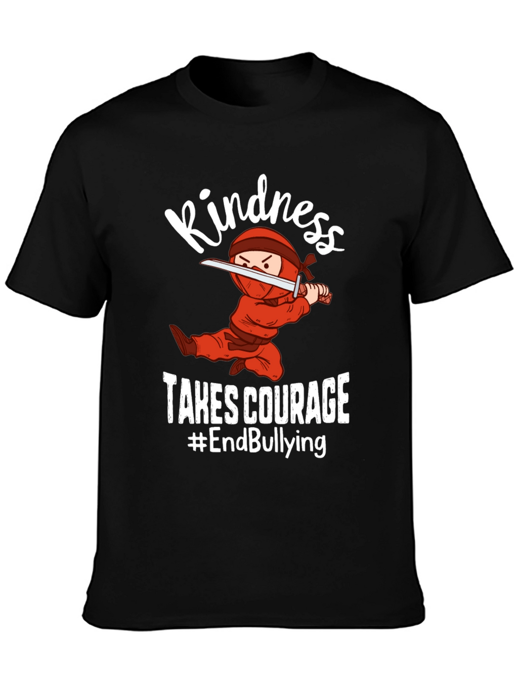 Kindness Takes Courage Ninja Graphic Tee
