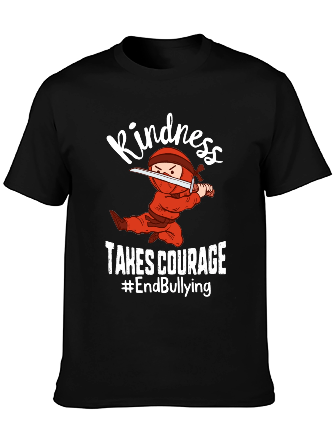 Kindness Takes Courage Ninja Graphic Tee