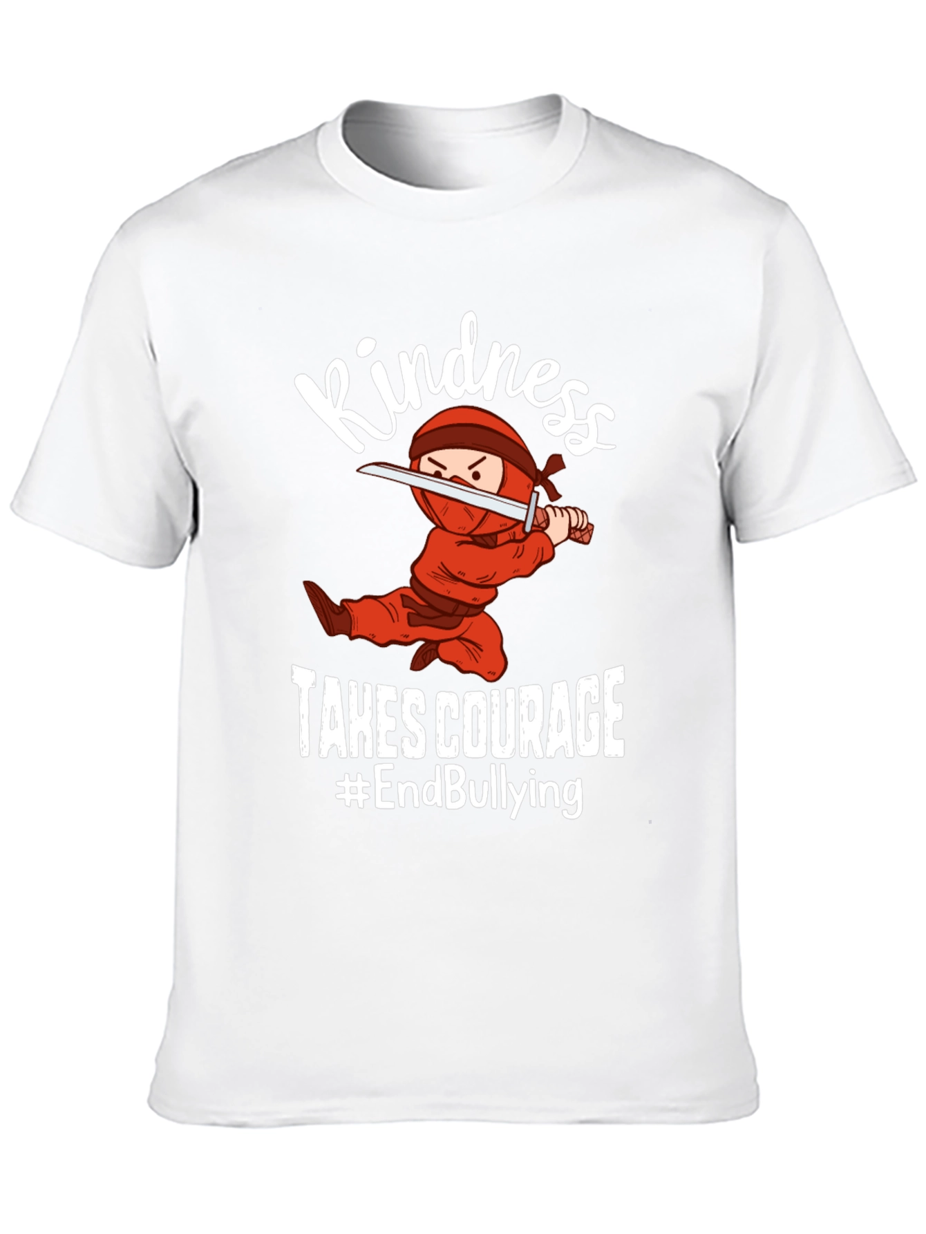 Kindness Takes Courage Ninja Graphic Tee