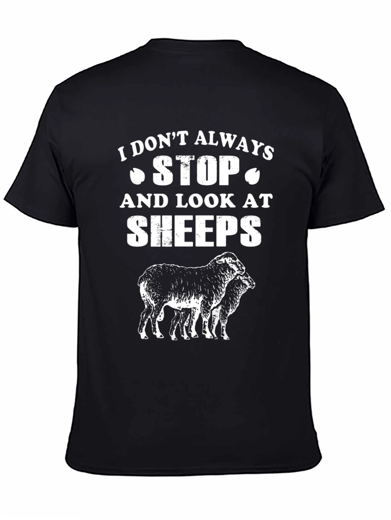 Funny Sheep Lover T-Shirt - I Dont Always Stop...