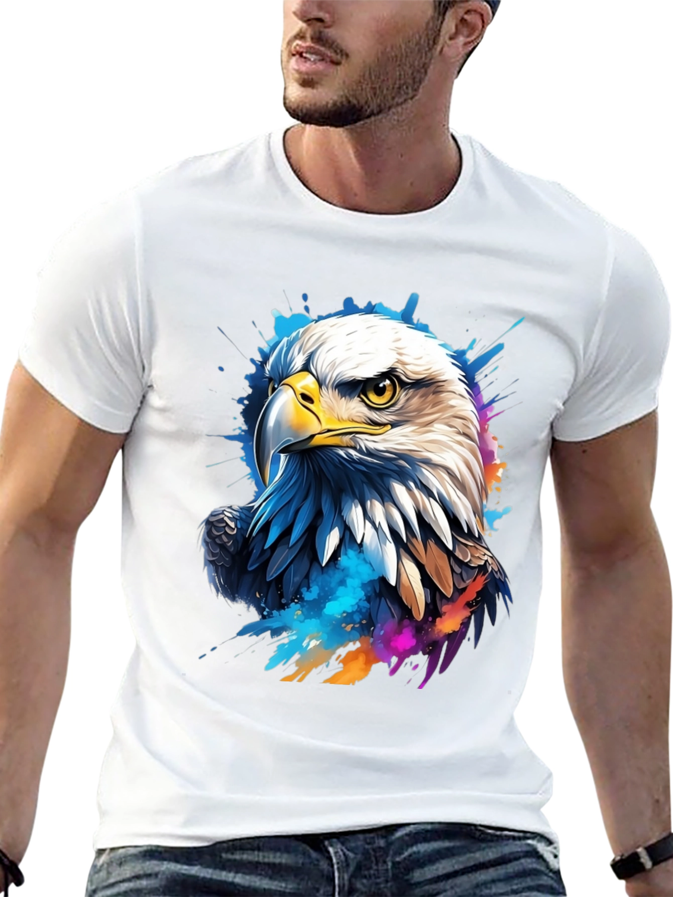 Eagle Graphic Black T-Shirt