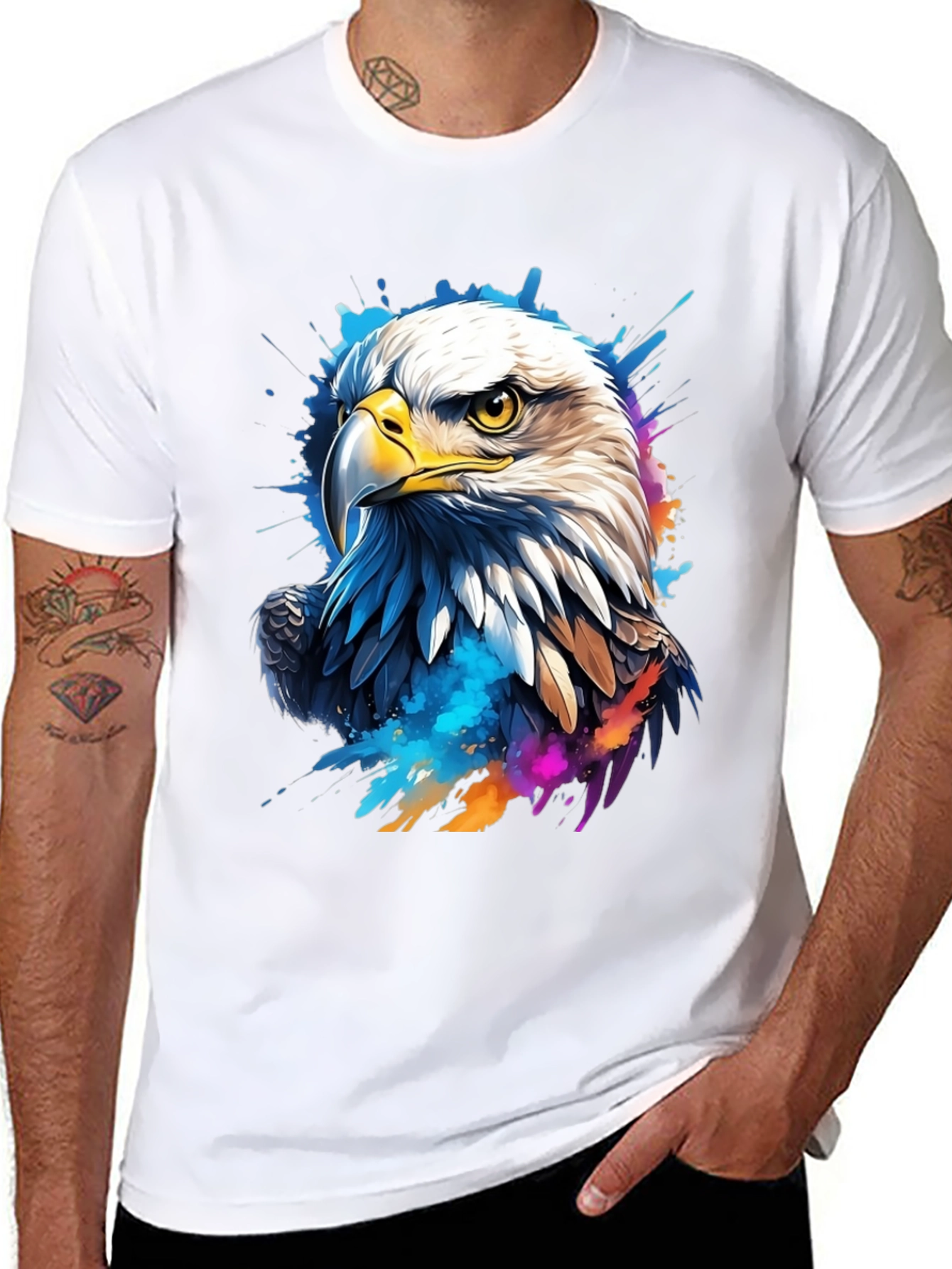 Eagle Graphic Black T-Shirt