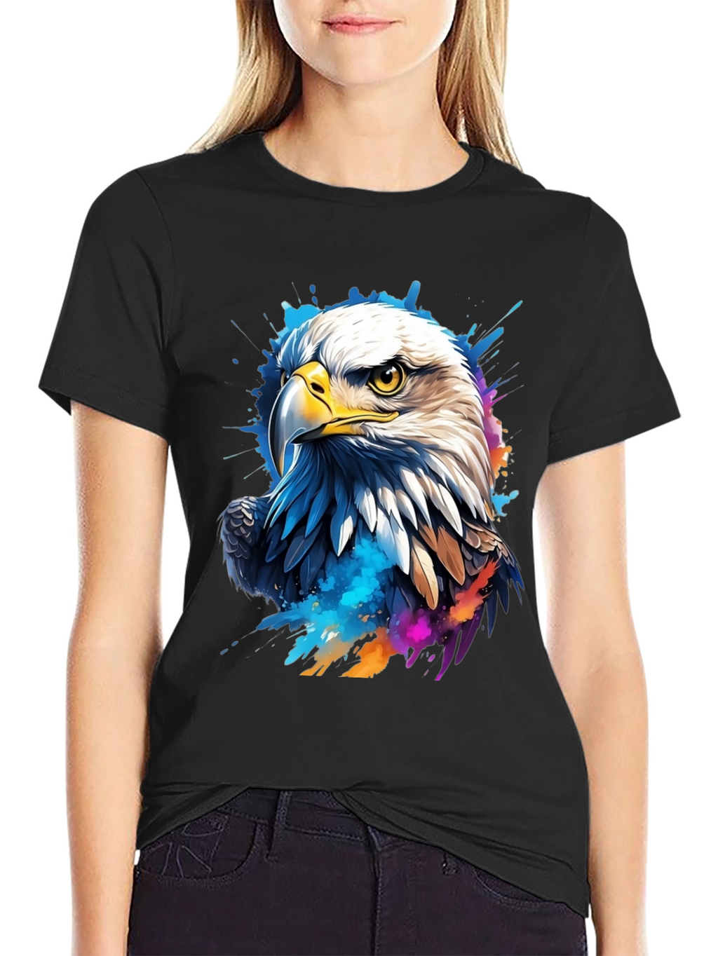 Eagle Graphic Black T-Shirt
