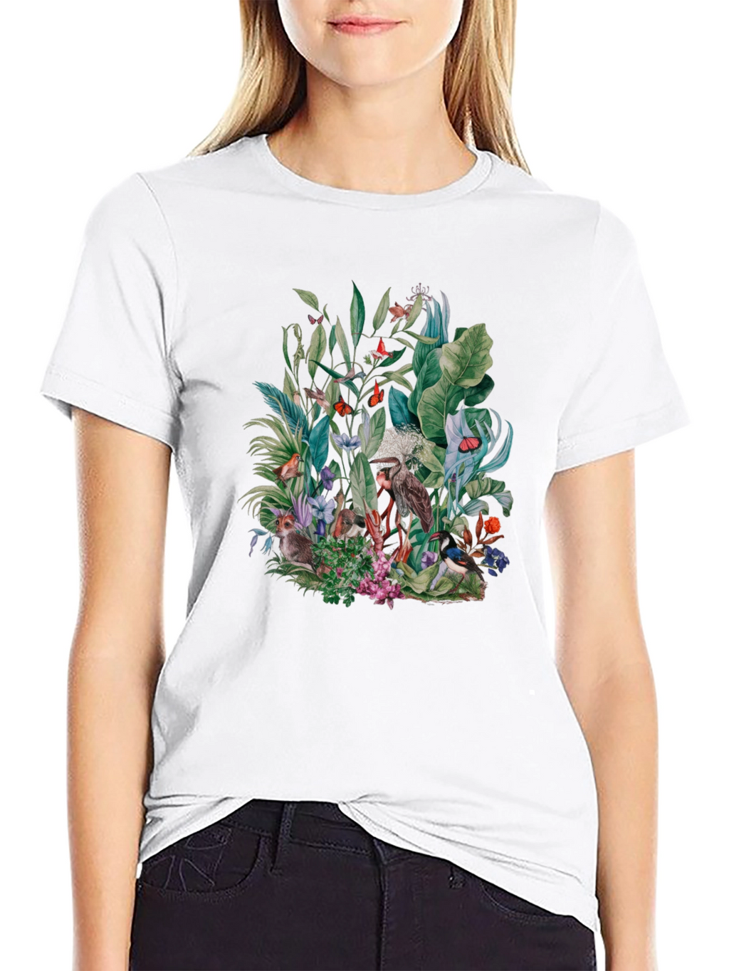 Jungle Print Graphic Tee
