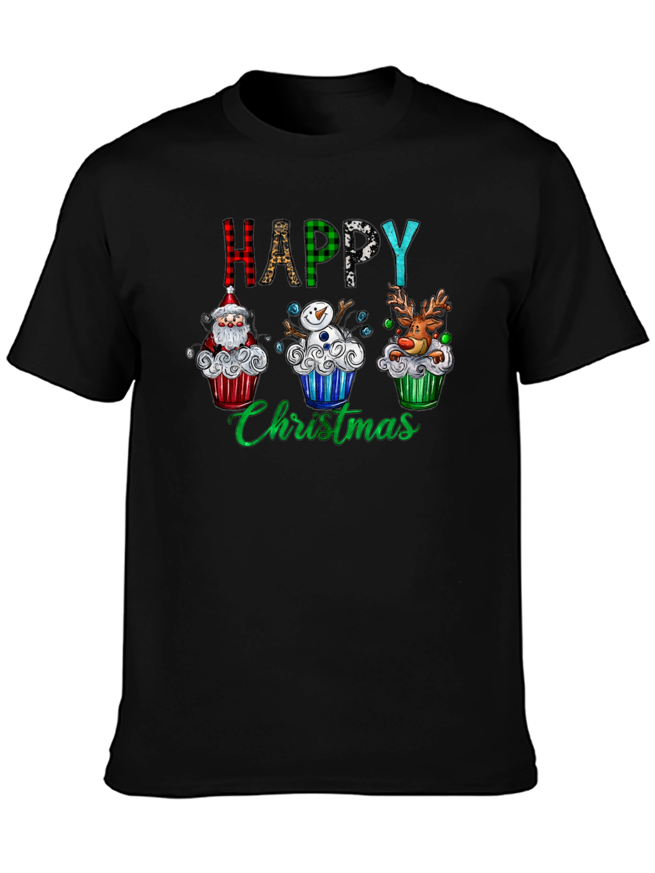 Happy Christmas Cupcake T-Shirt