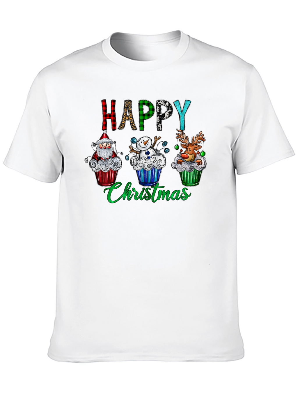 Happy Christmas Cupcake T-Shirt