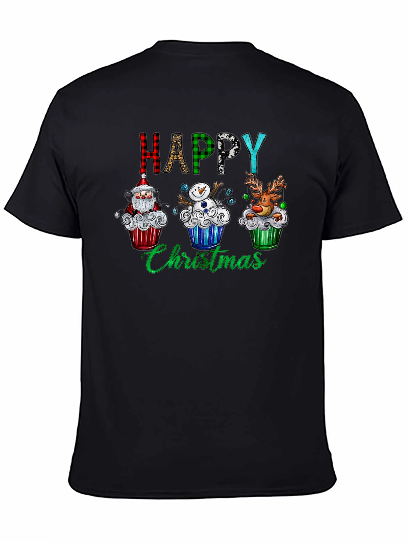 Happy Christmas Cupcake T-Shirt