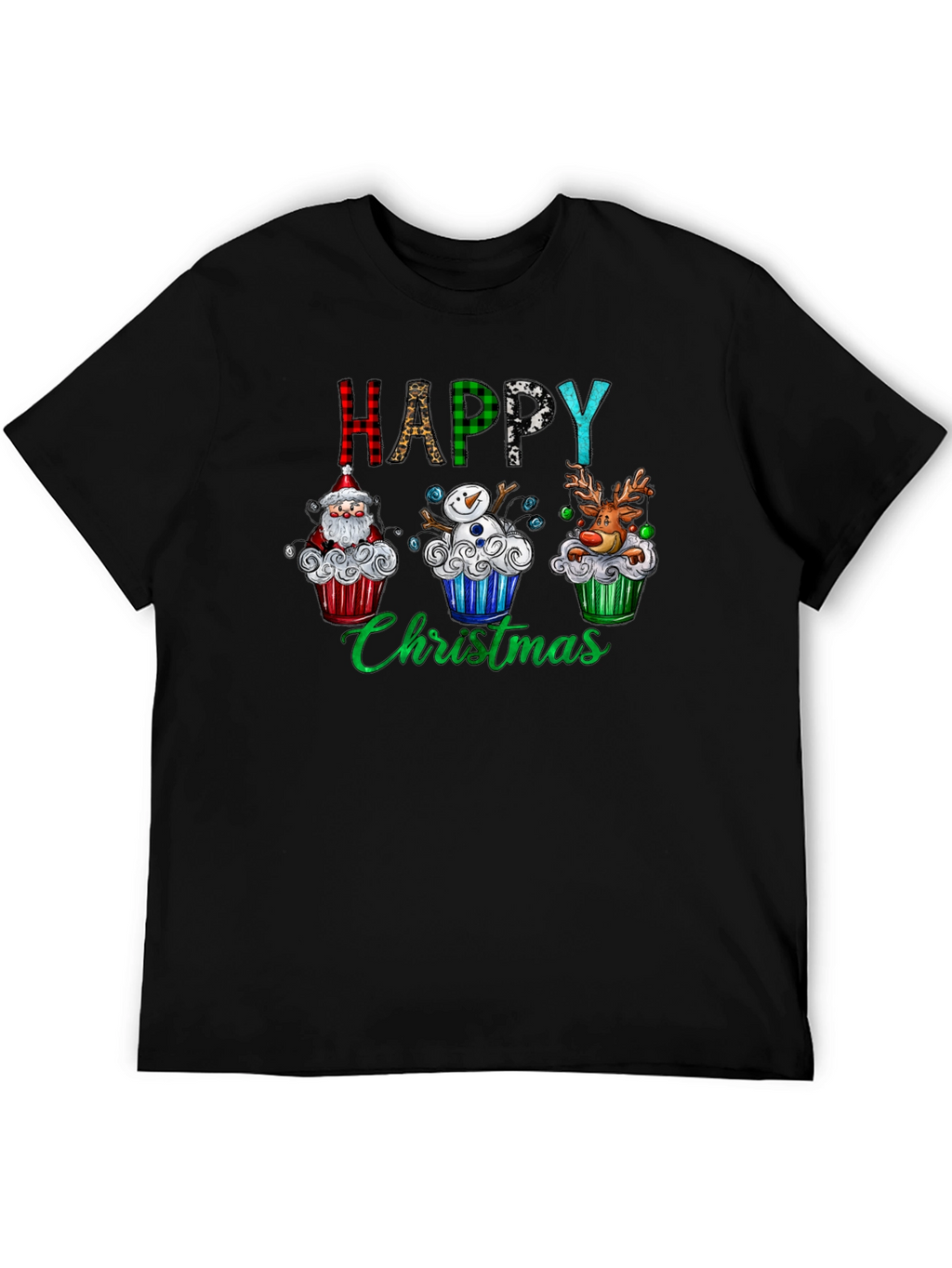 Happy Christmas Cupcake T-Shirt