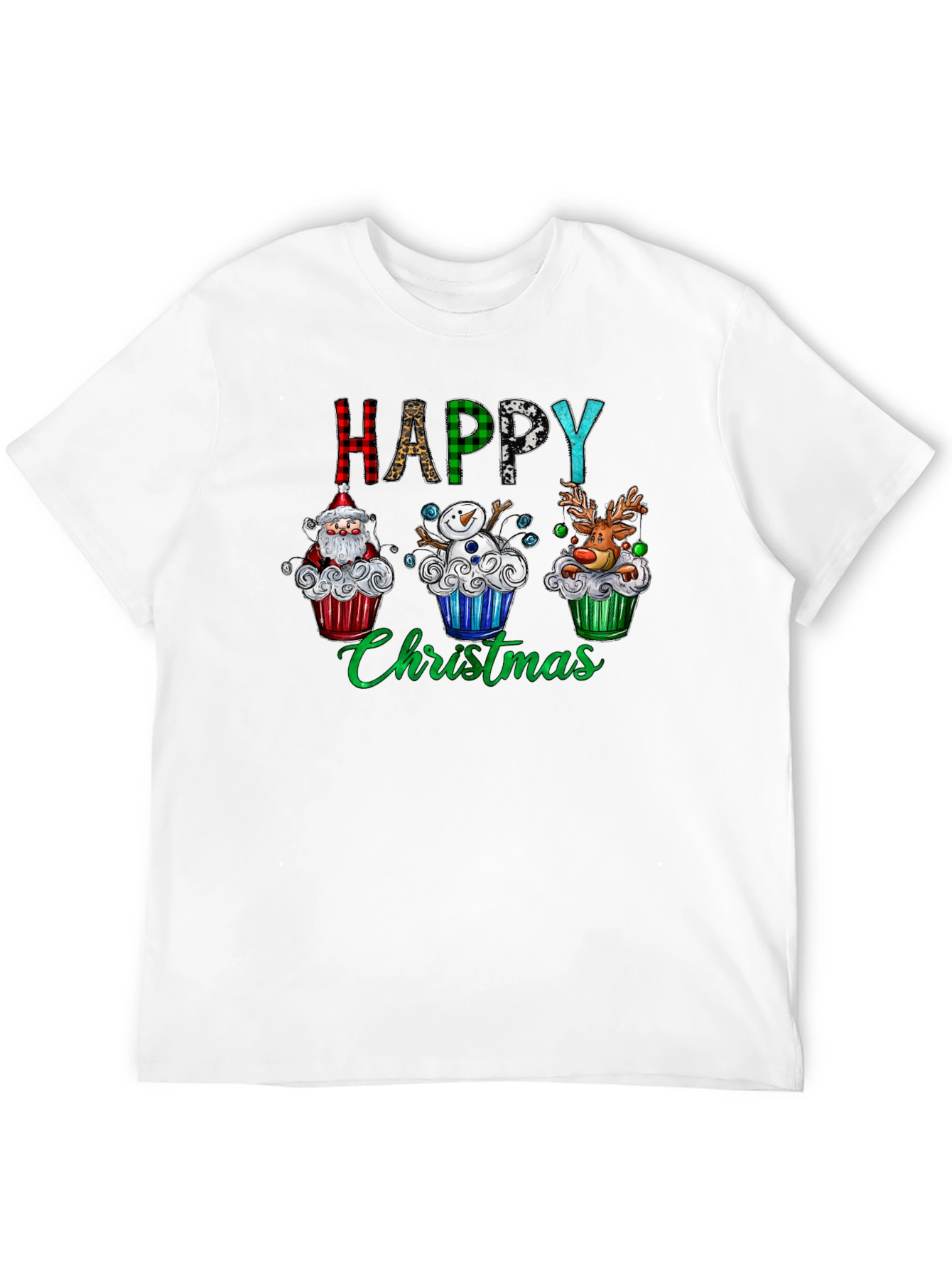 Happy Christmas Cupcake T-Shirt