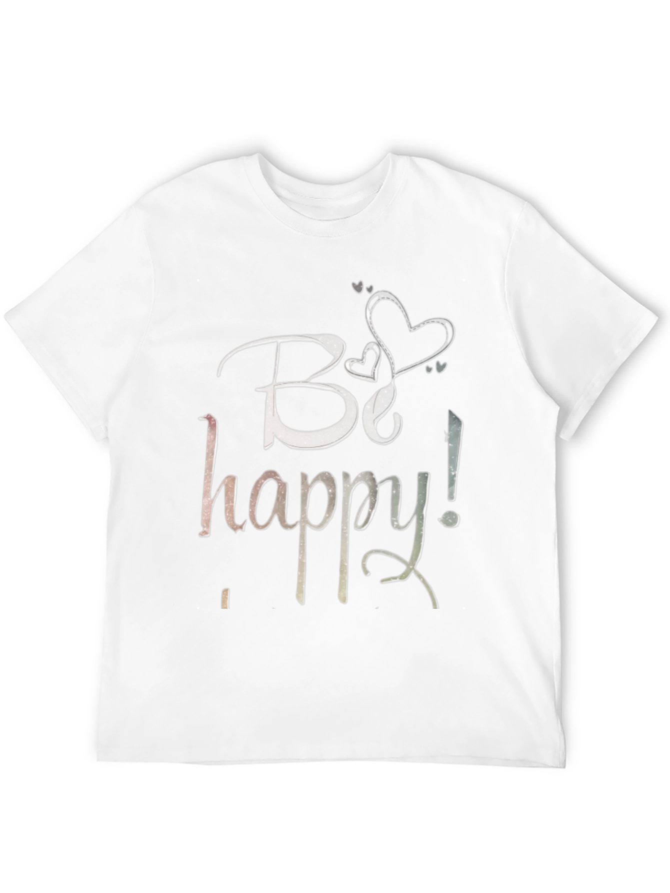 Be Happy T-Shirt - Stylish Graphic Tee