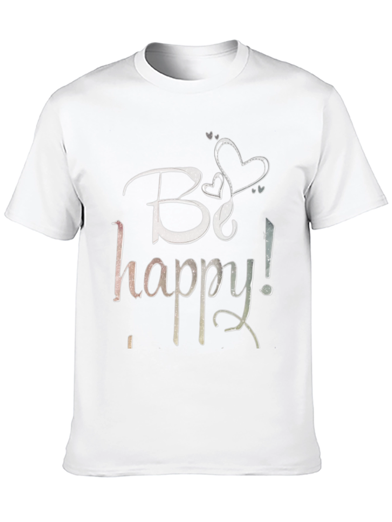 Be Happy T-Shirt - Stylish Graphic Tee