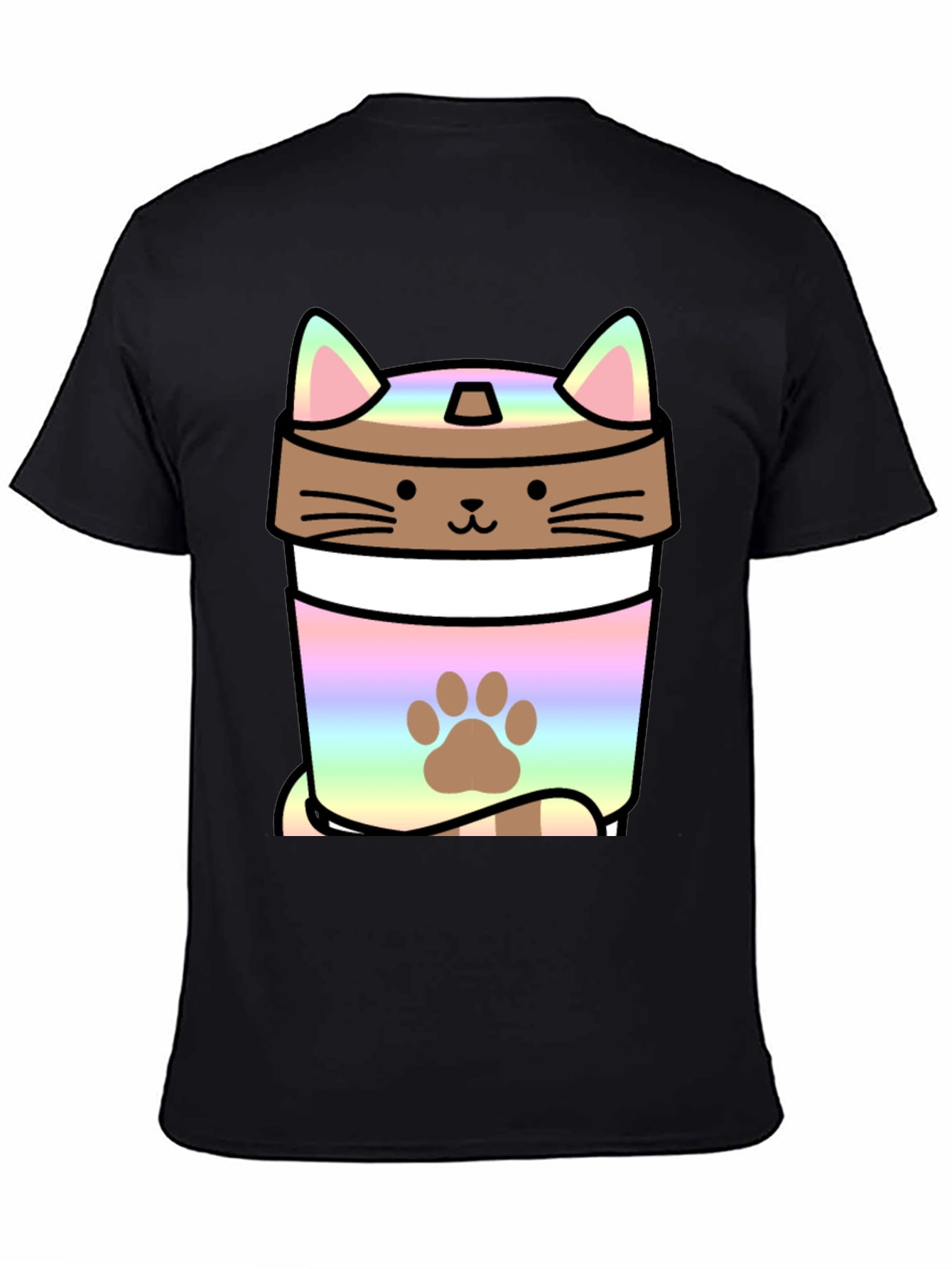 Cat Boba Tea Graphic T-Shirt - Kawaii Style