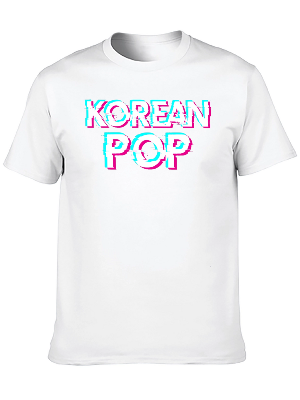 Korean Pop Black Graphic Tee
