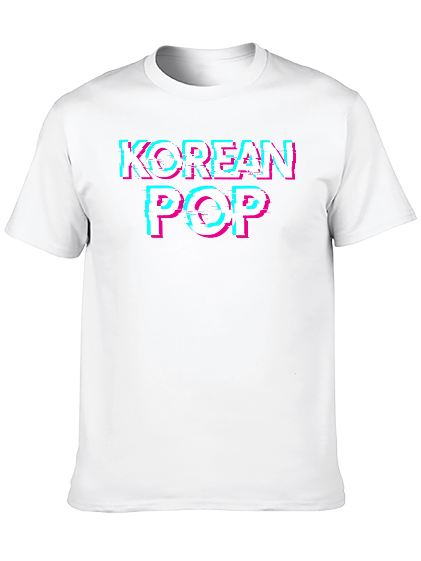Korean Pop Black Graphic Tee