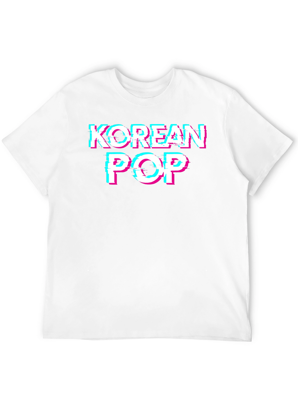 Korean Pop Black Graphic Tee