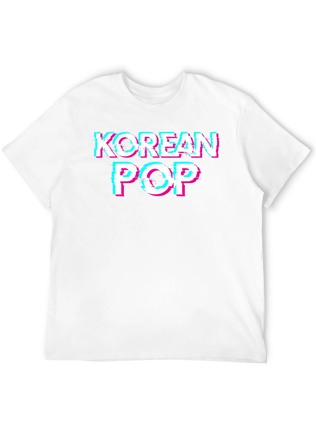 Korean Pop Black Graphic Tee