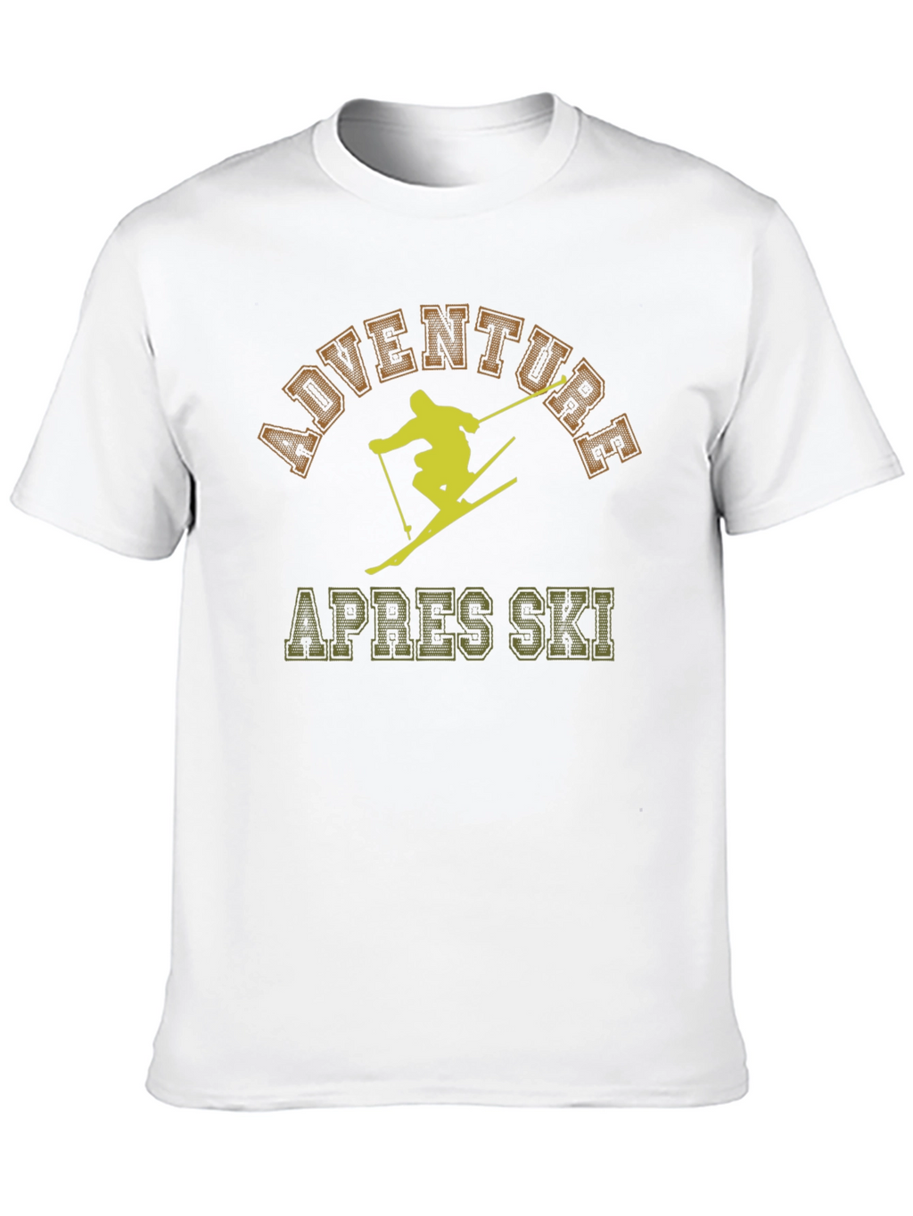 Adventure Apres Ski Black Graphic T-Shirt