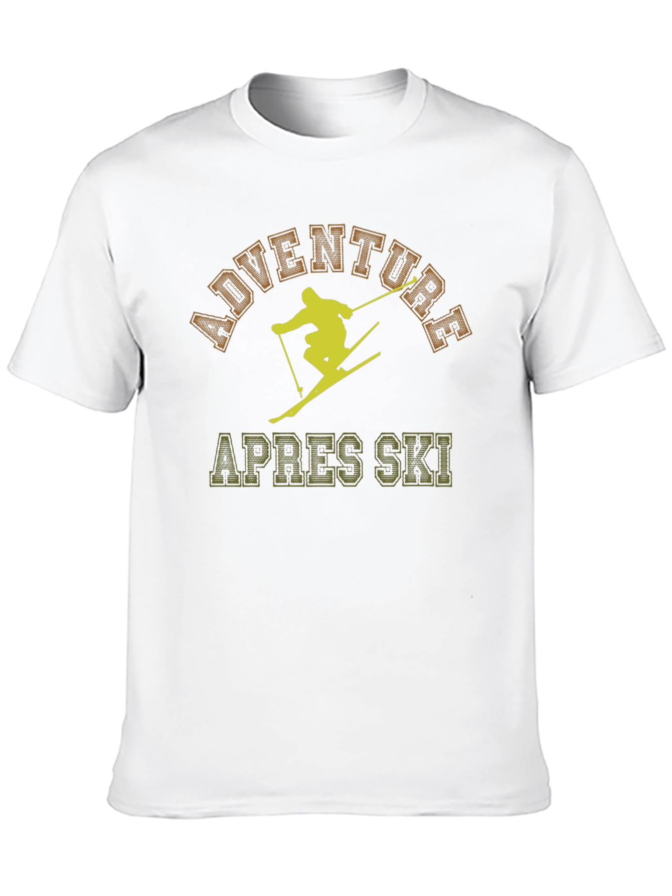Adventure Apres Ski Black Graphic T-Shirt