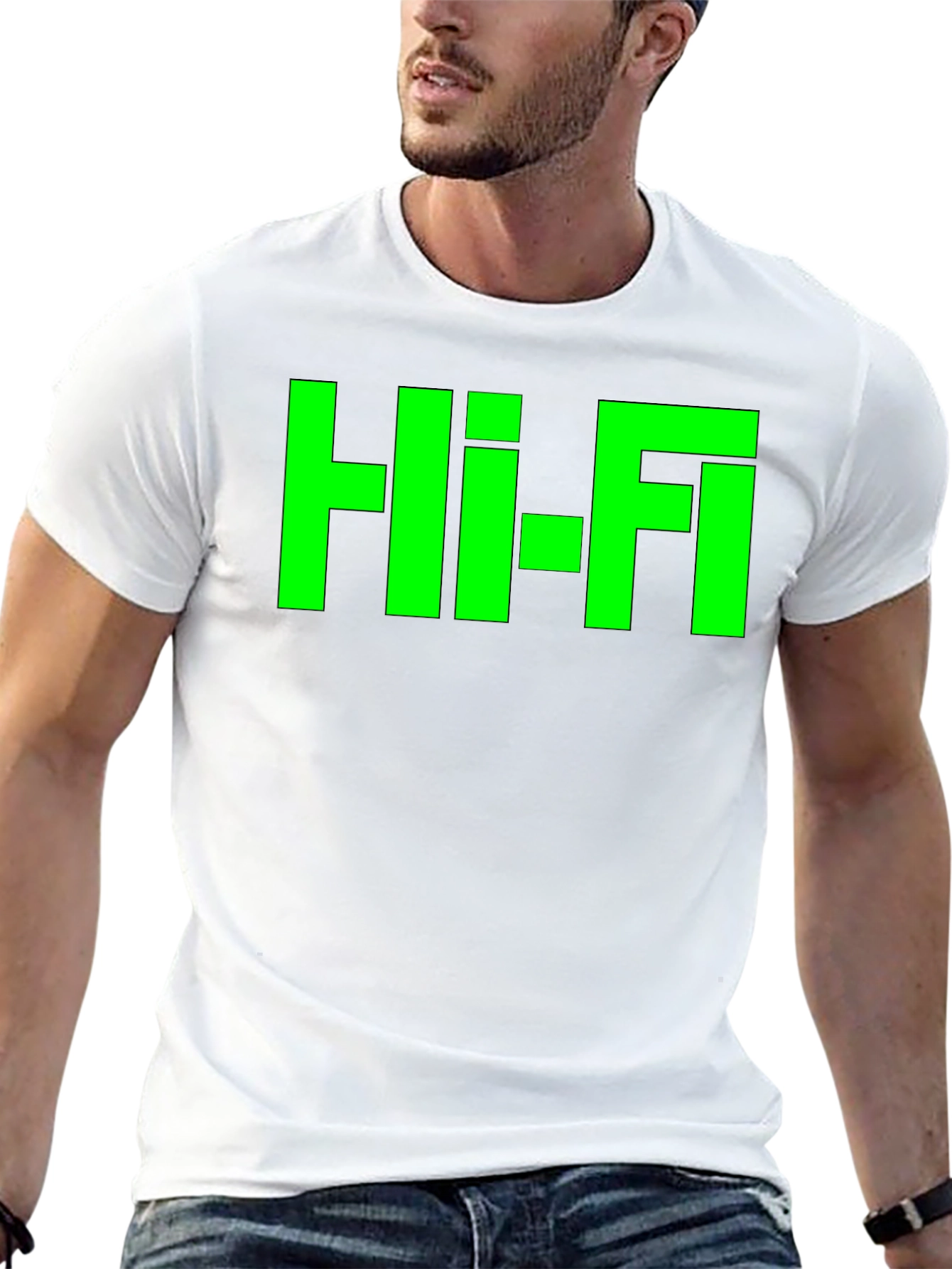 Hi-Fi Graphic Tee - Retro Style