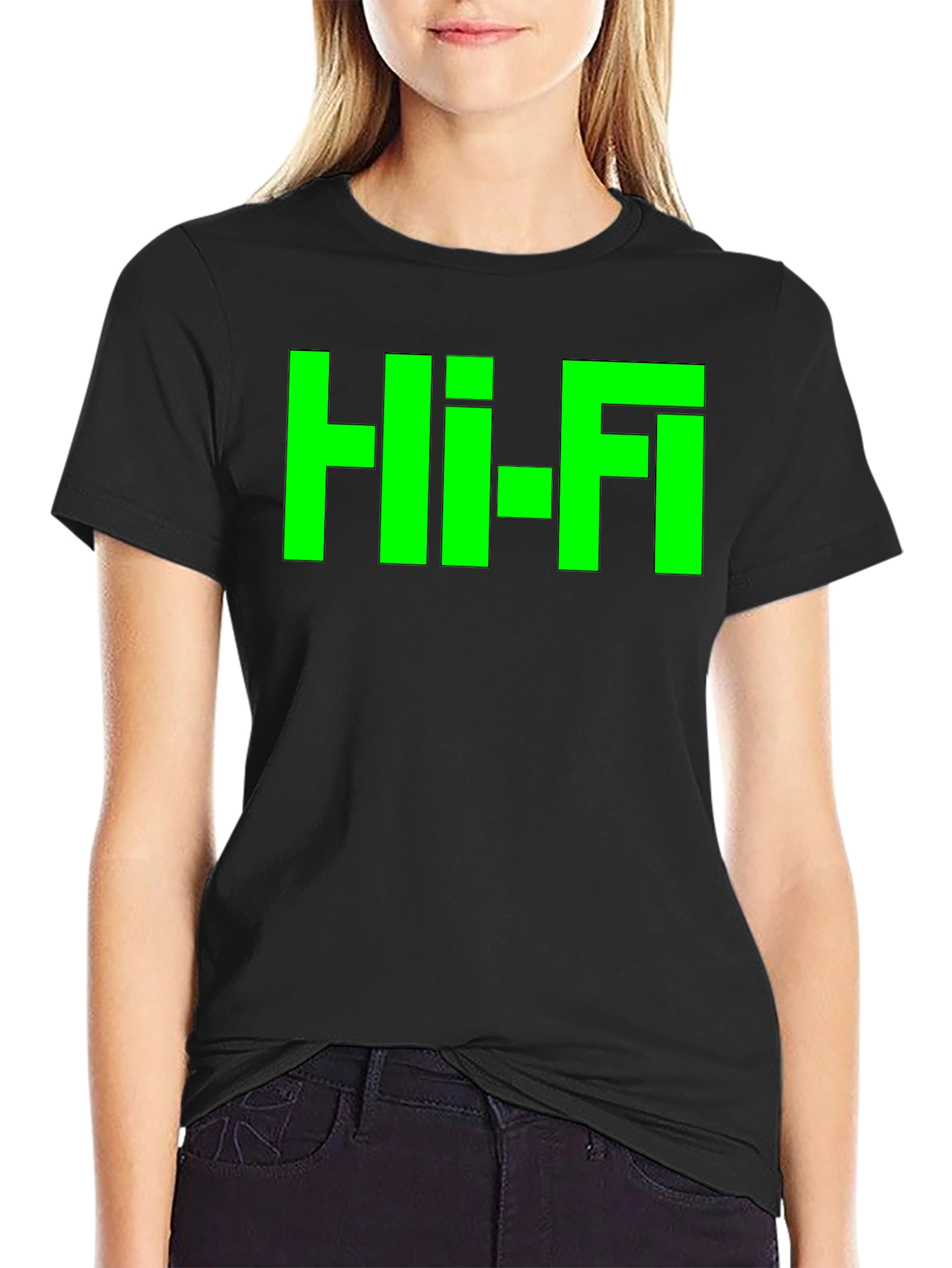 Hi-Fi Graphic Tee - Retro Style