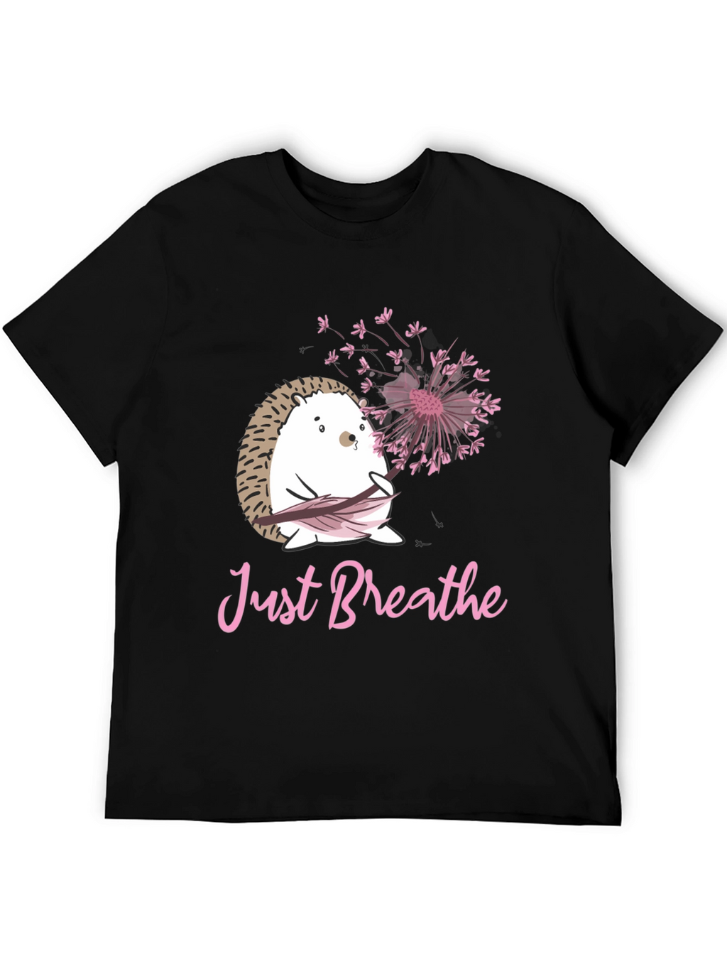 Just Breathe Hedgehog Tee