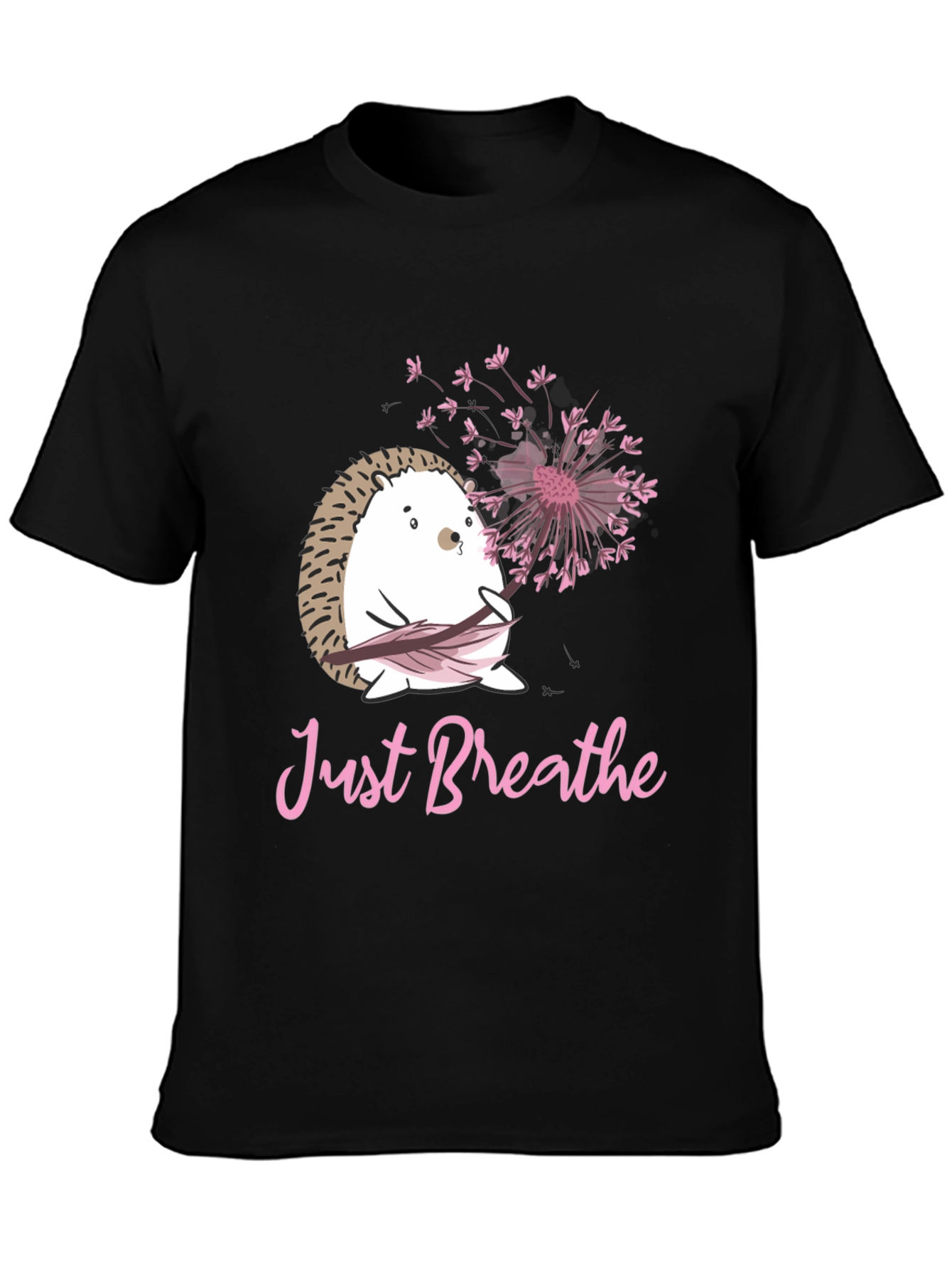 Just Breathe Hedgehog Tee