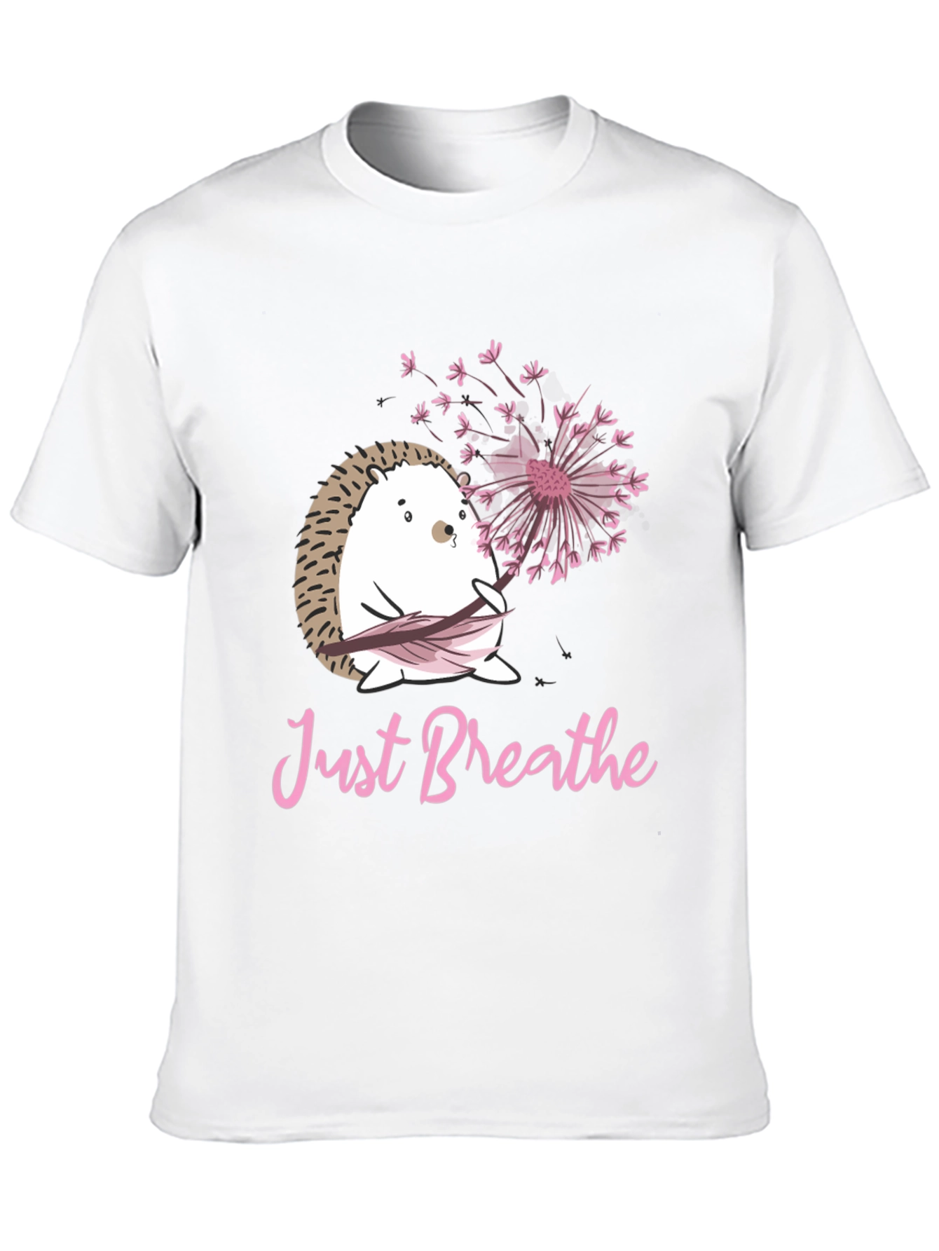 Just Breathe Hedgehog Tee
