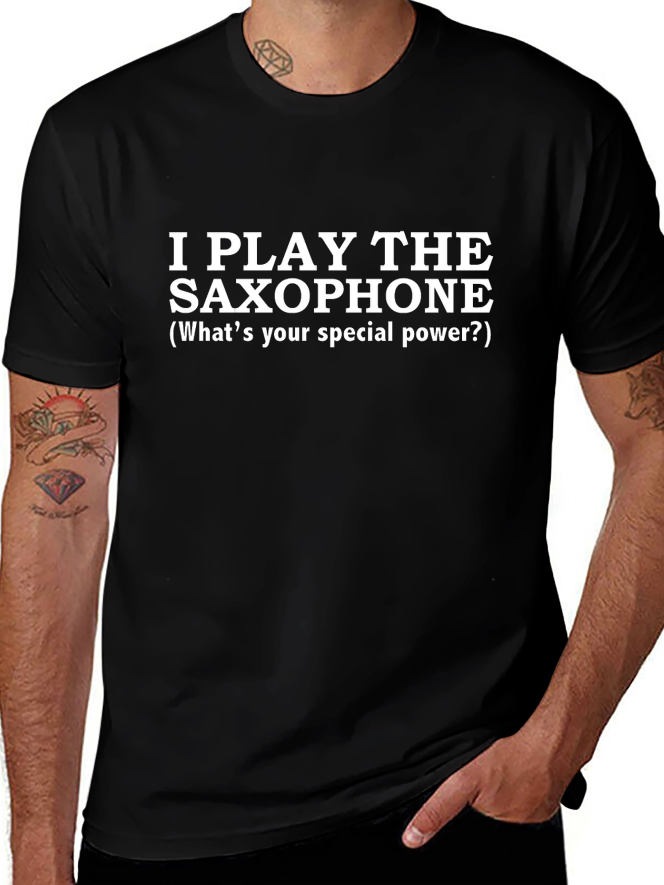 I Play The Saxophone Graphic Tee