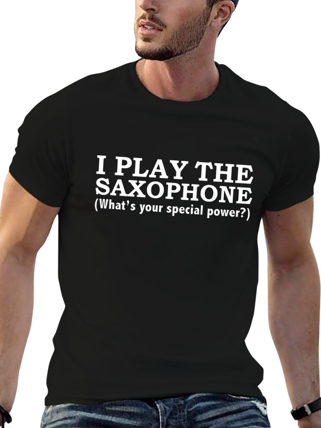 I Play The Saxophone Graphic Tee