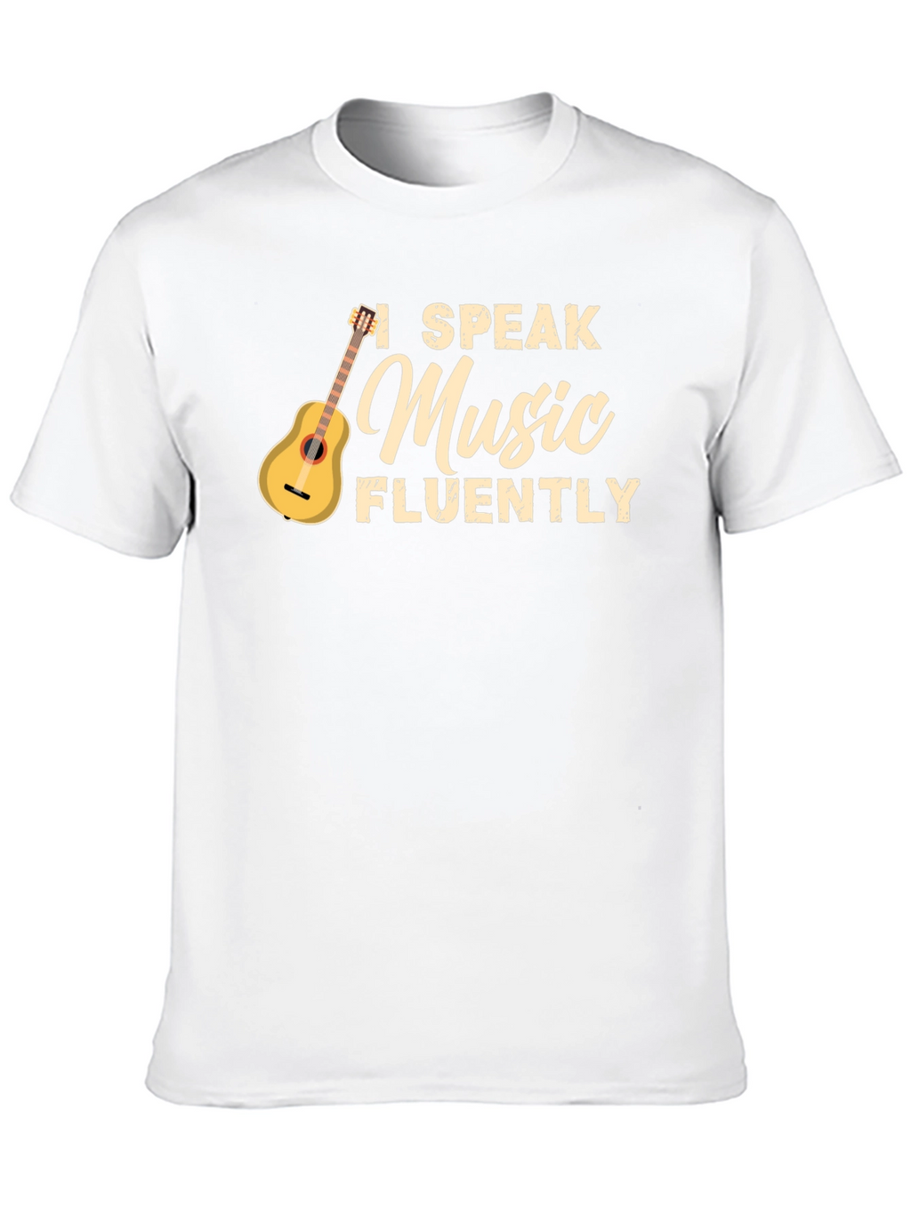 I Speak Music Fluently T-Shirt - Black