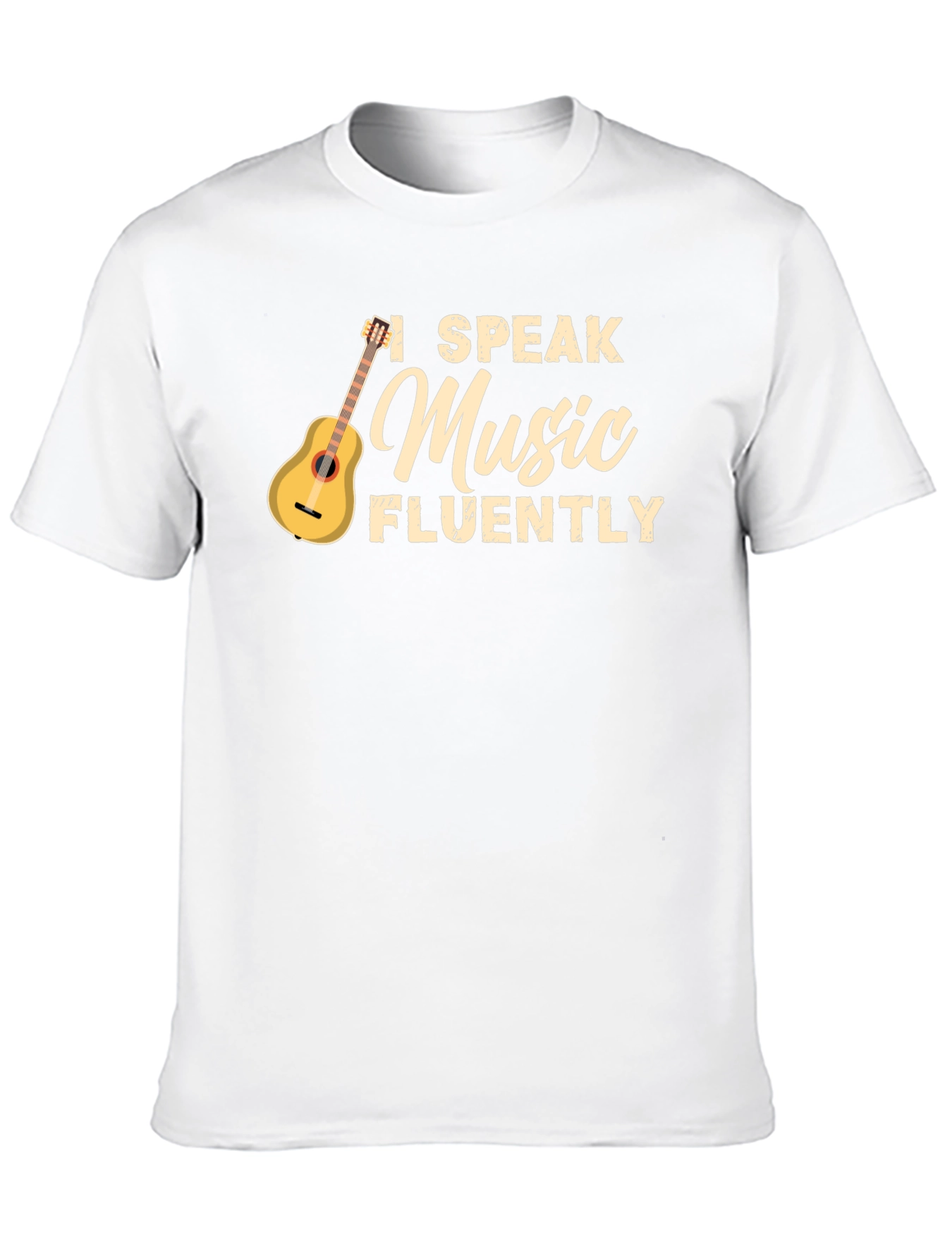 I Speak Music Fluently T-Shirt - Black
