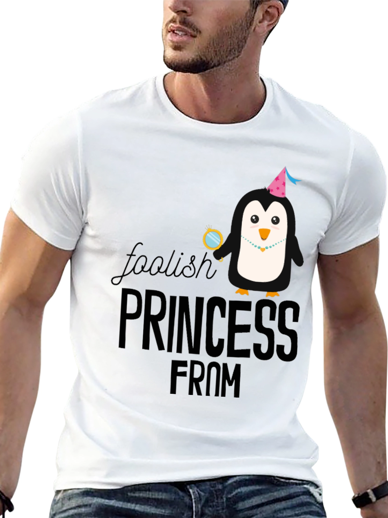 Foolish Princess Penguin T-Shirt