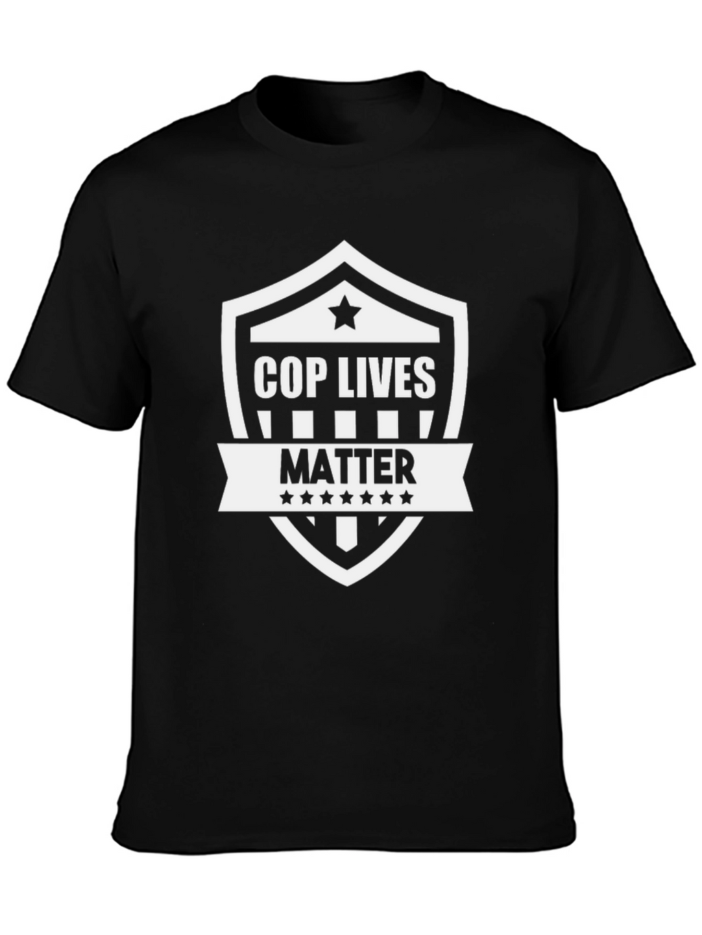 Cop Lives Matter Graphic Tee - Black