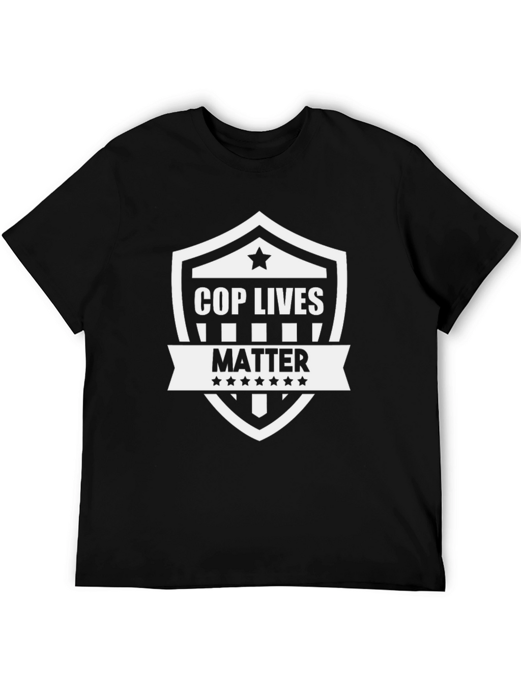 Cop Lives Matter Graphic Tee - Black