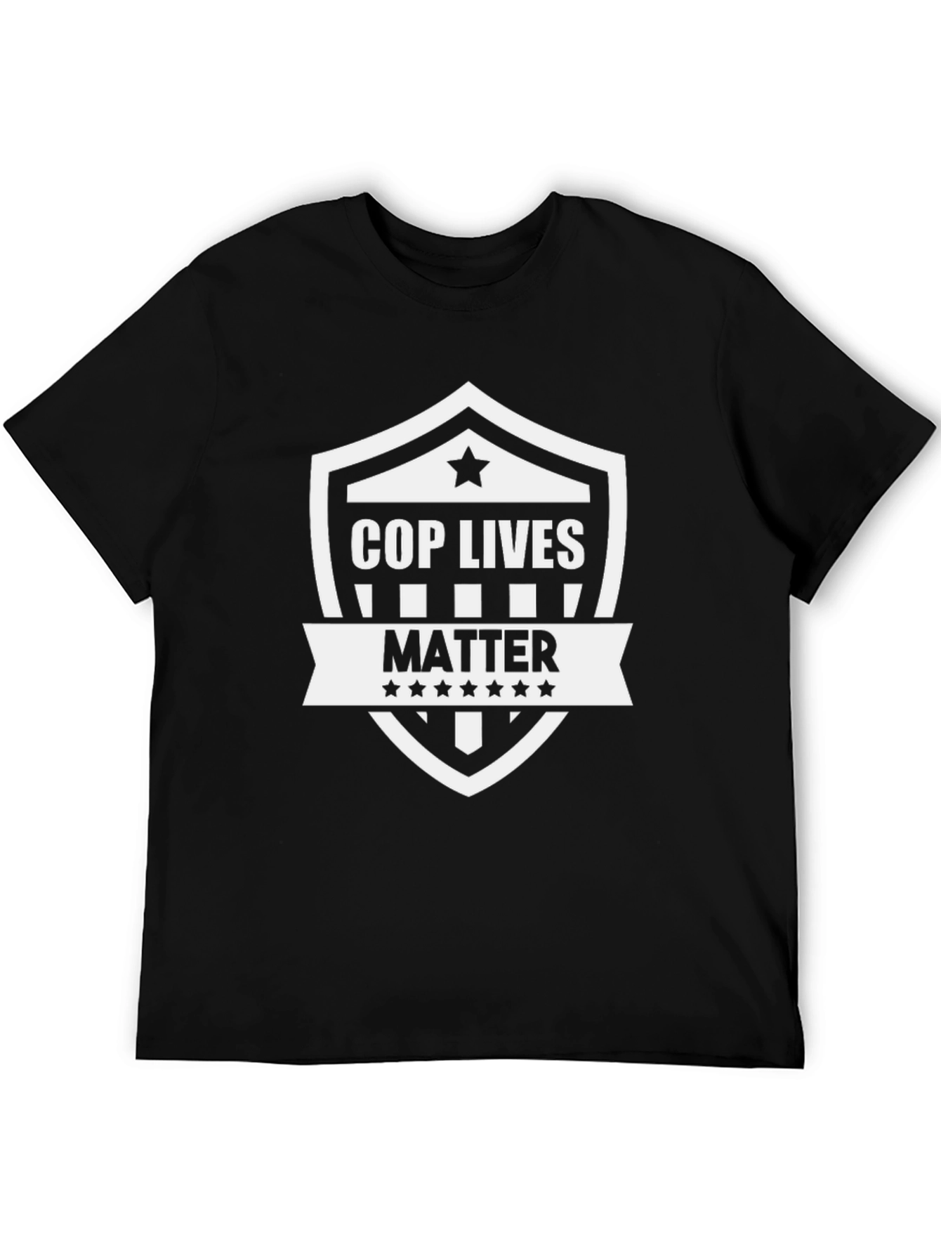 Cop Lives Matter Graphic Tee - Black