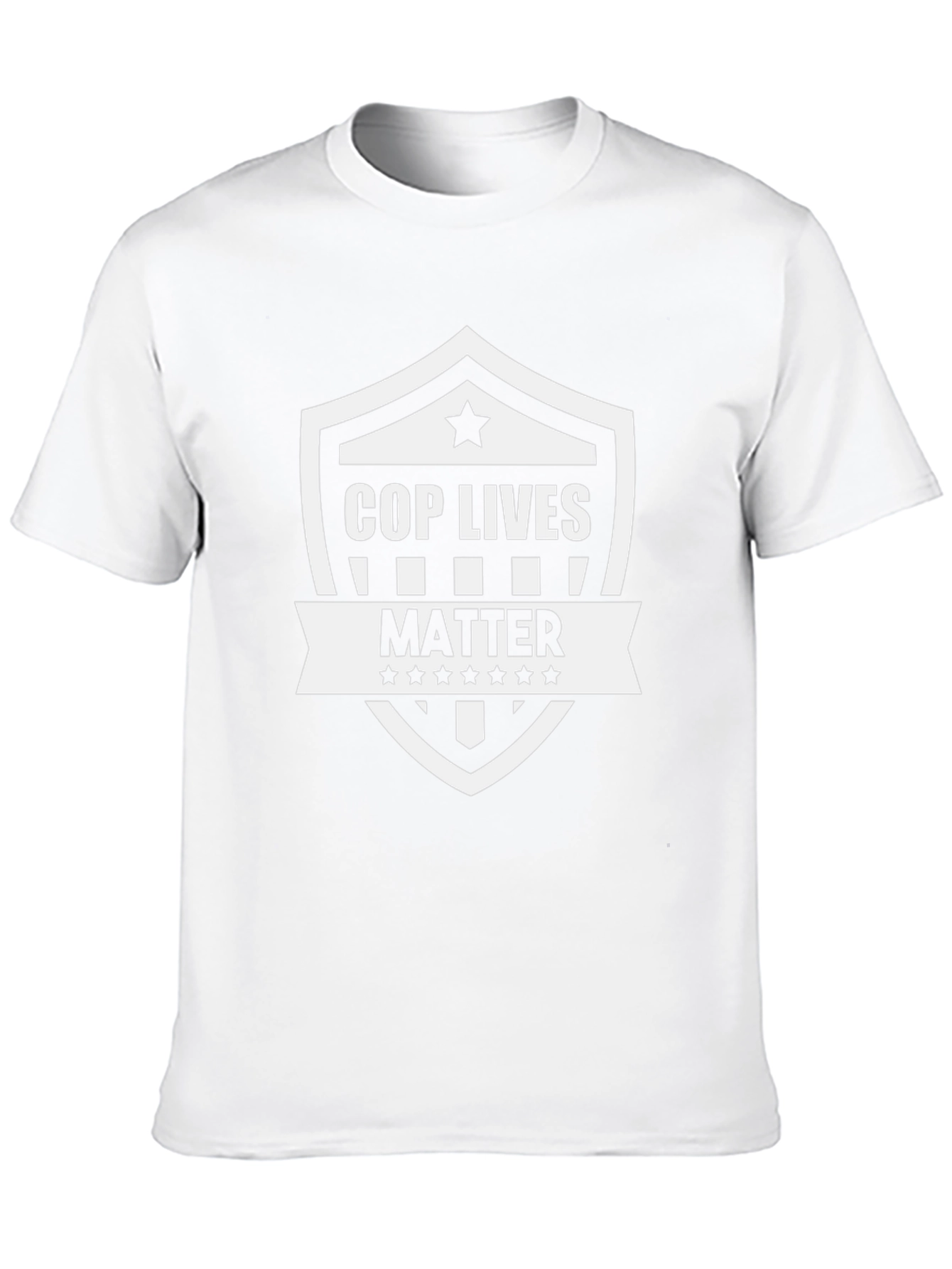 Cop Lives Matter Graphic Tee - Black