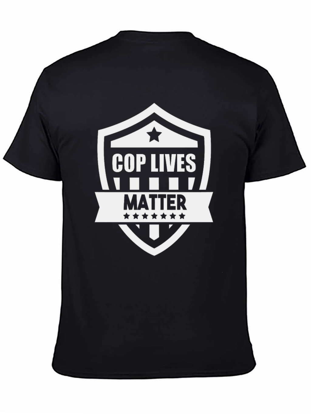 Cop Lives Matter Graphic Tee - Black