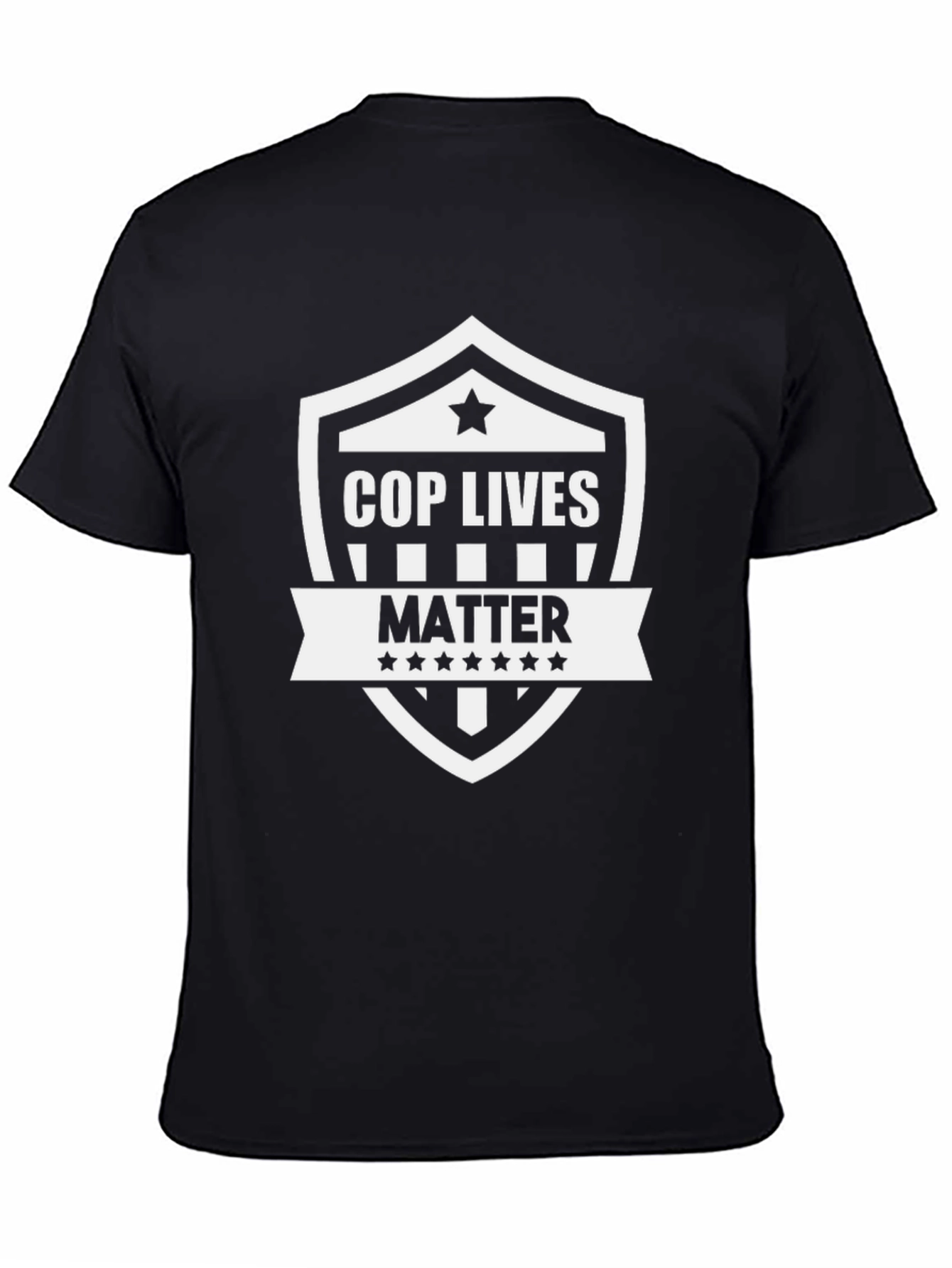 Cop Lives Matter Graphic Tee - Black