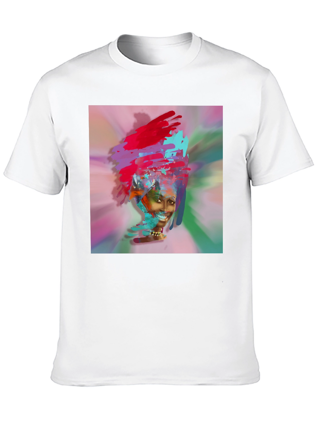 Abstract Art Black T-Shirt