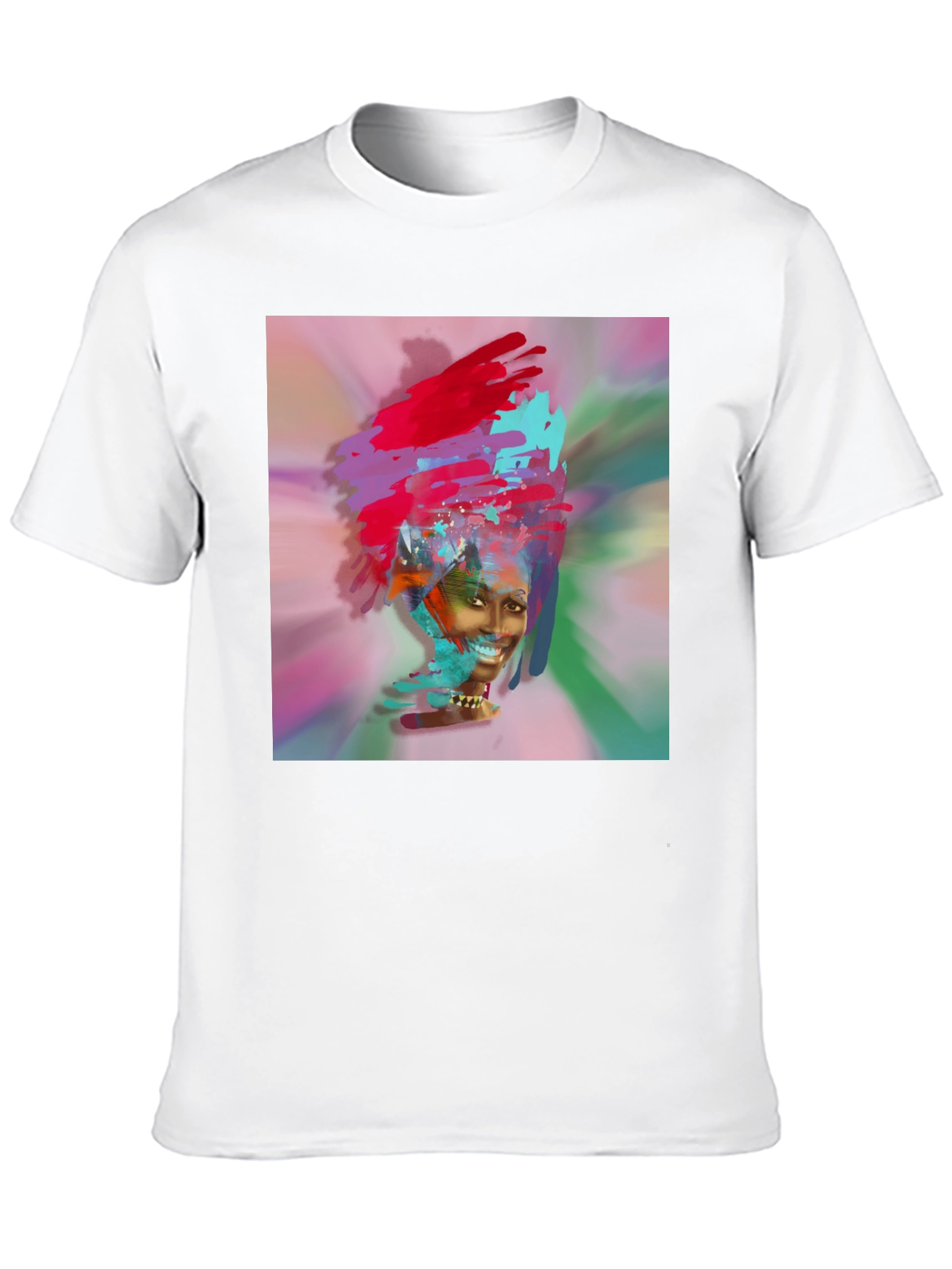 Abstract Art Black T-Shirt