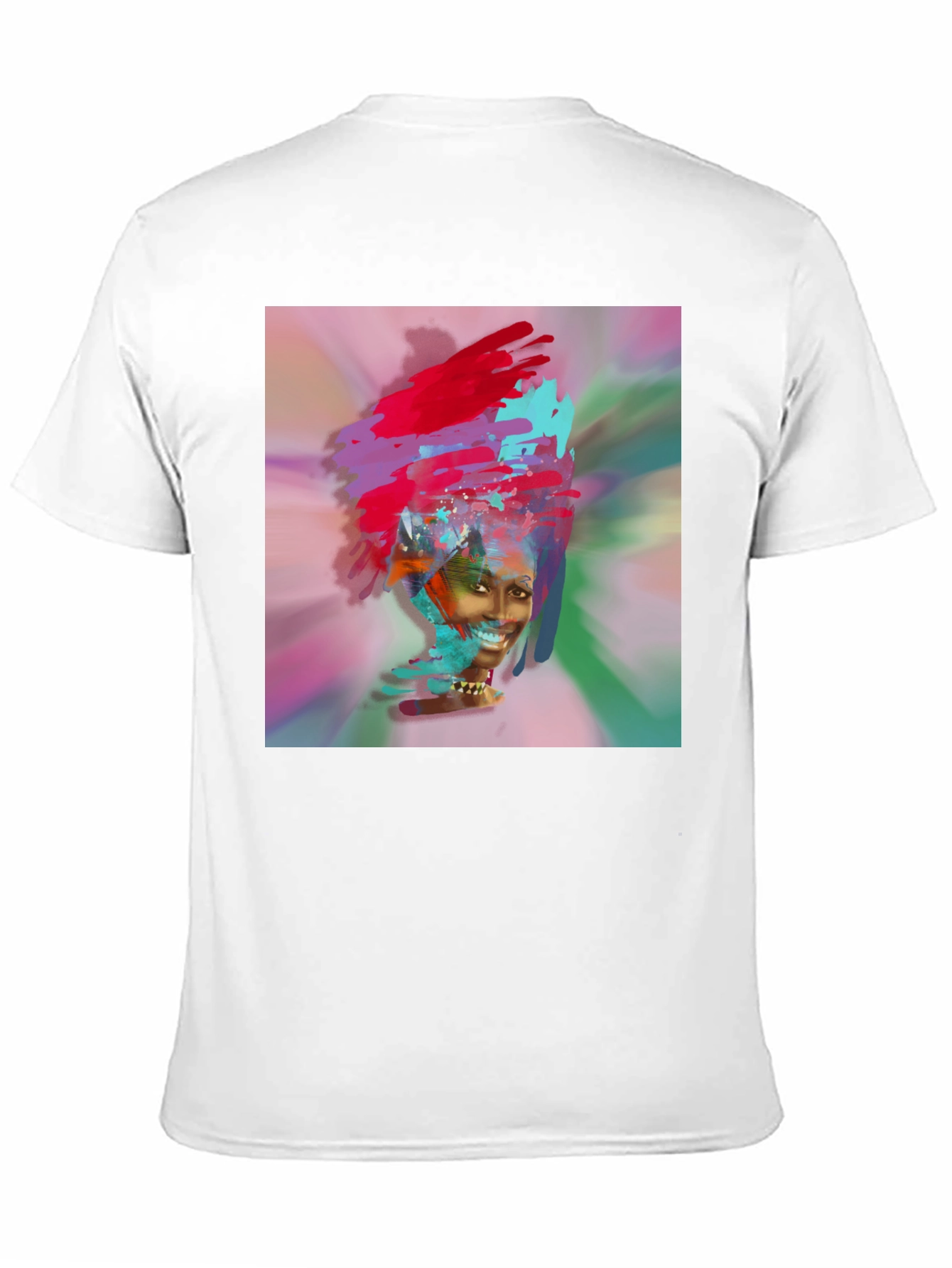 Abstract Art Black T-Shirt
