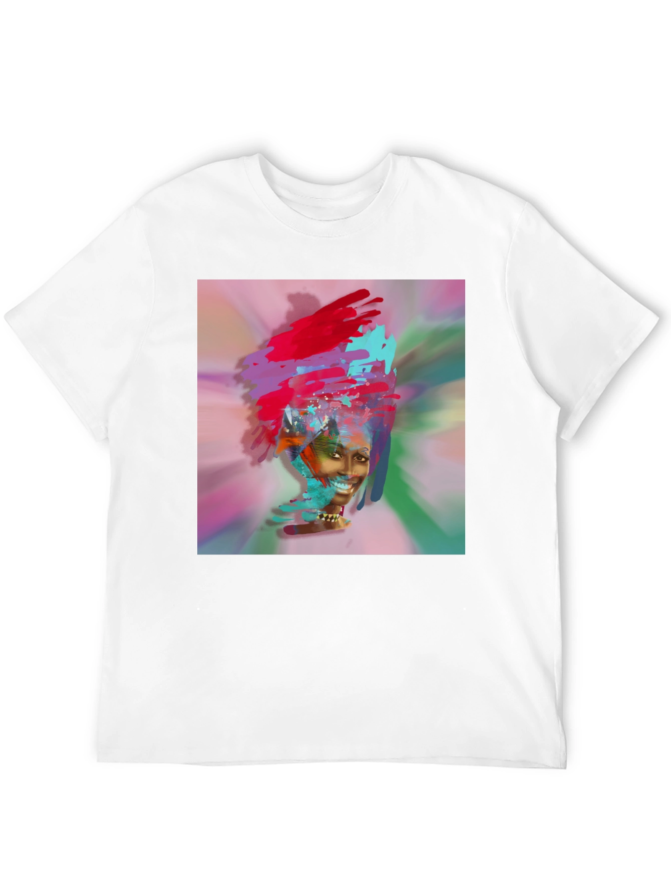 Abstract Art Black T-Shirt