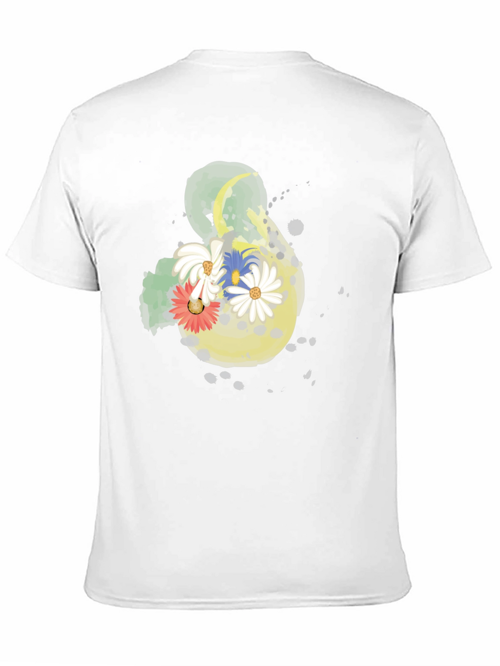 Floral Graphic Black T-Shirt