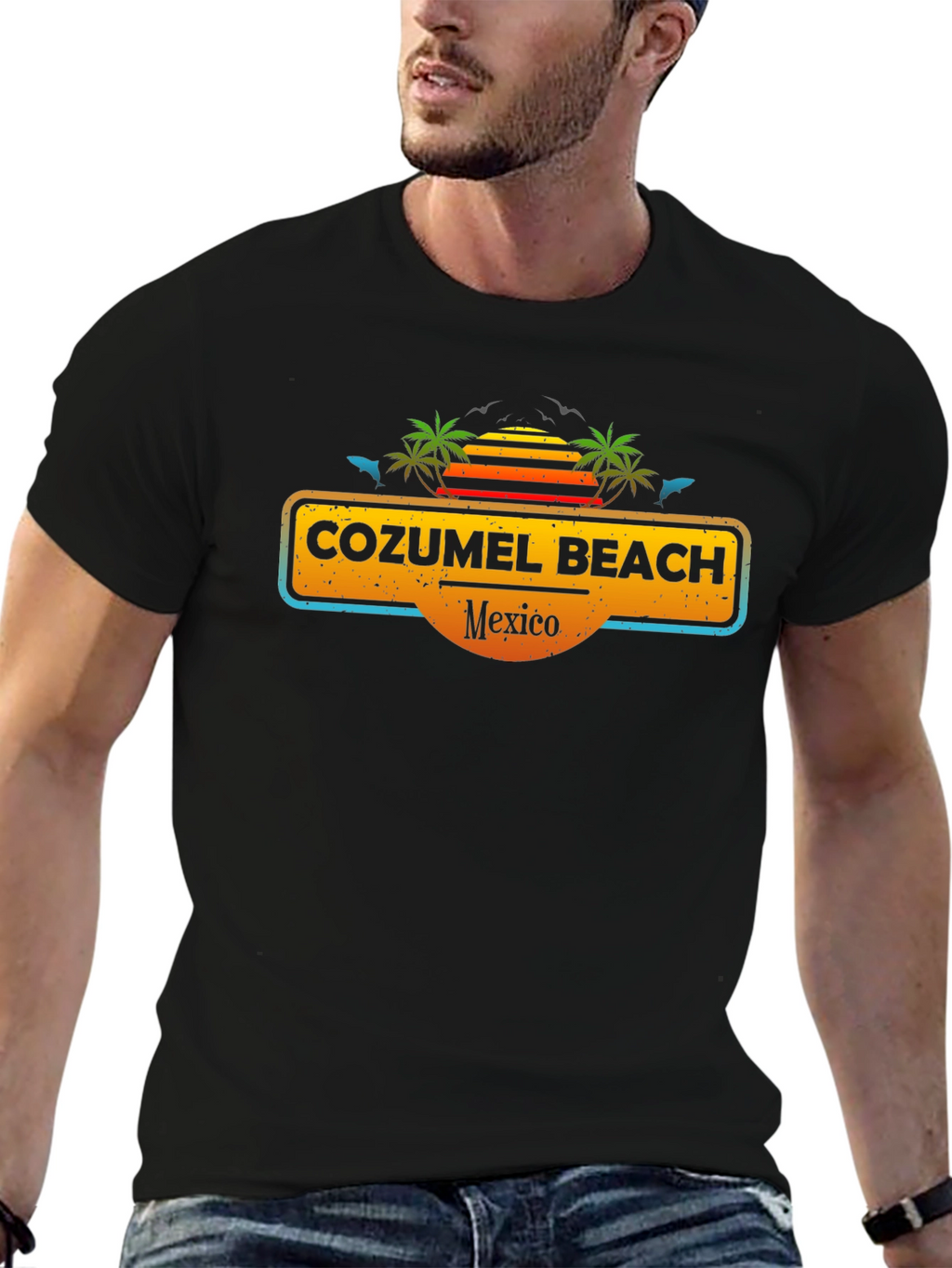 Cozumel Beach Mexico Graphic T-Shirt