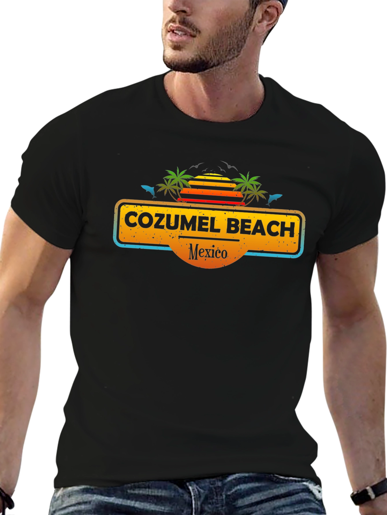 Cozumel Beach Mexico Graphic T-Shirt