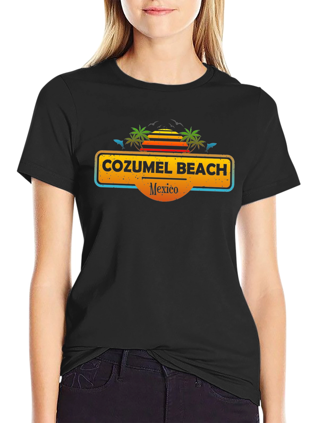 Cozumel Beach Mexico Graphic T-Shirt