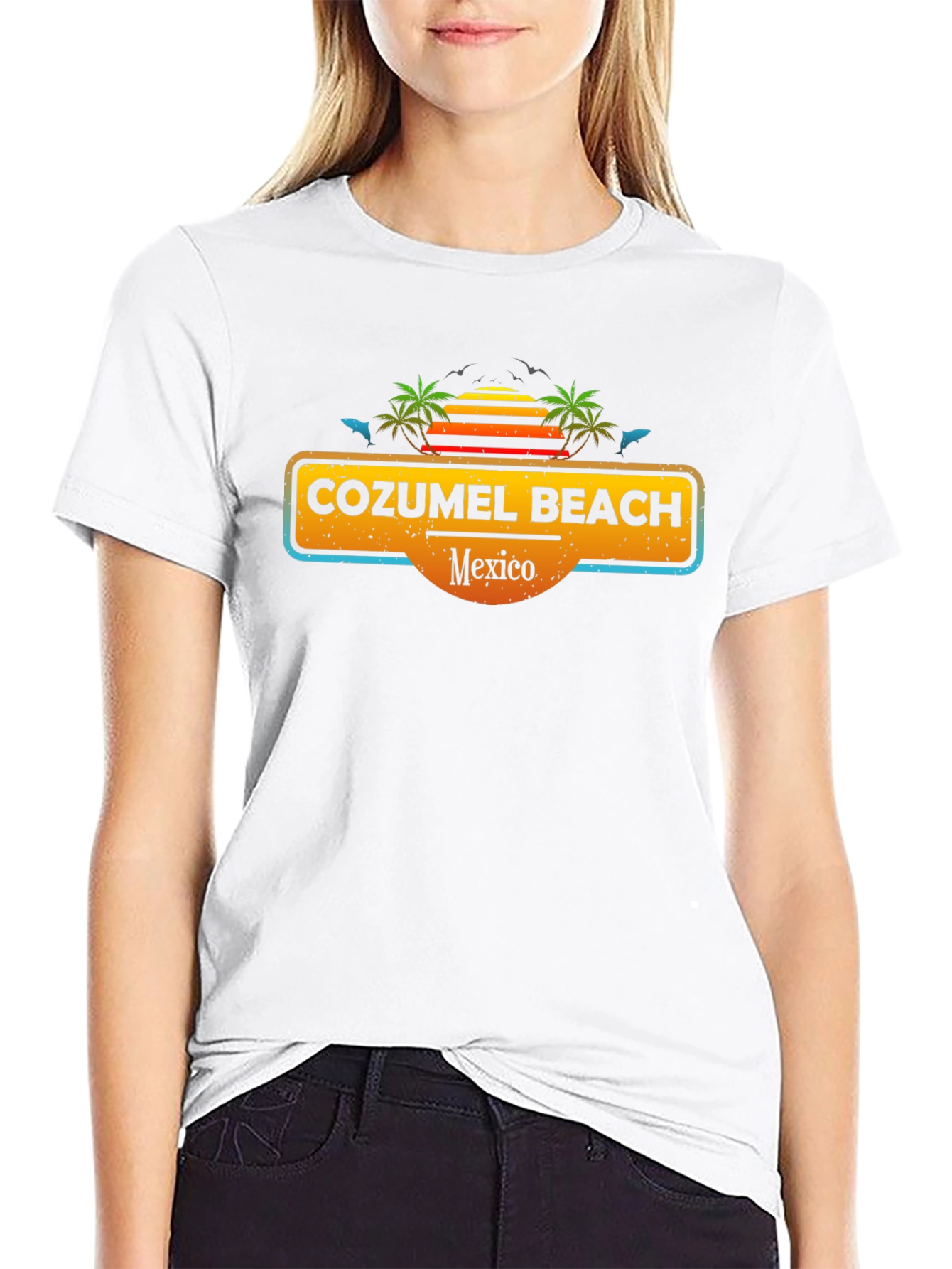 Cozumel Beach Mexico Graphic T-Shirt