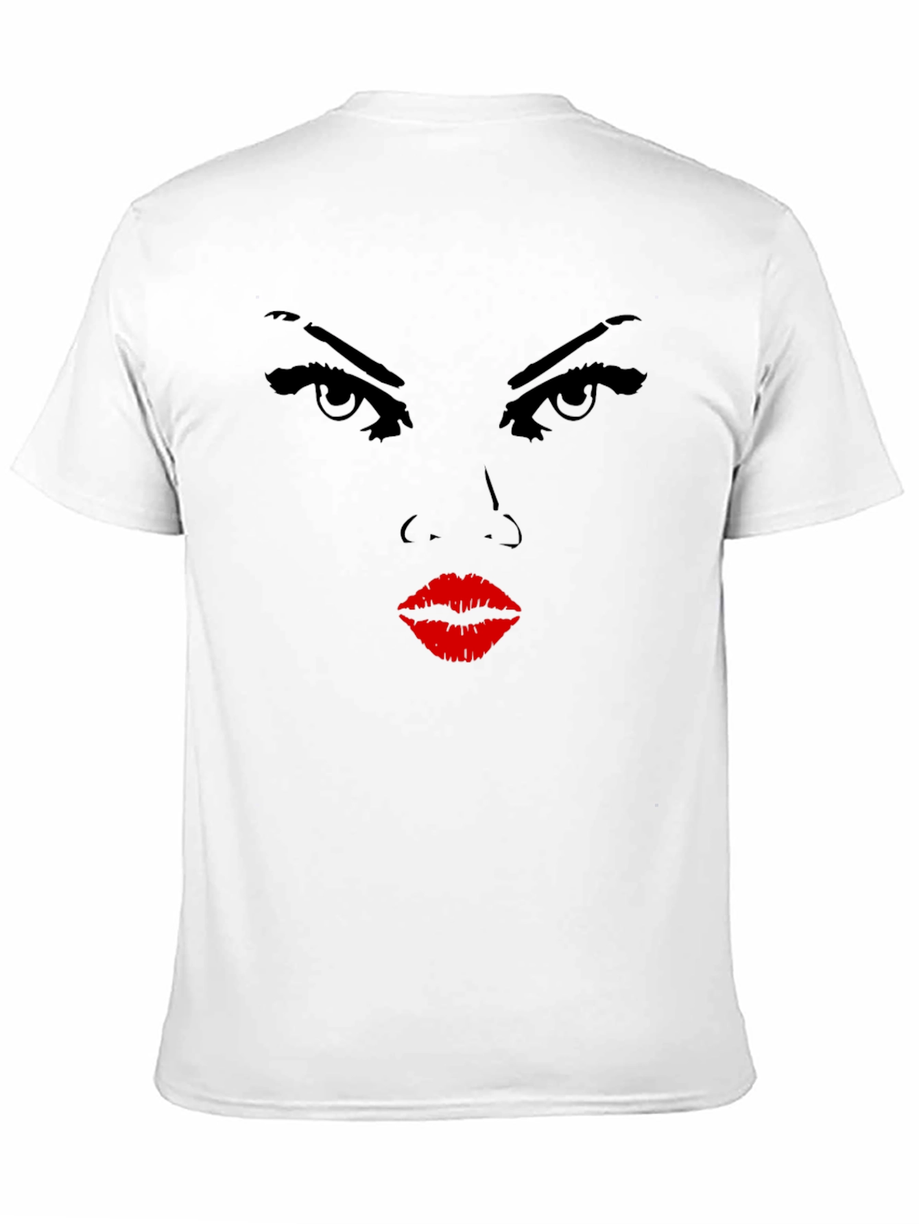 Intense Stare Graphic Black T-Shirt